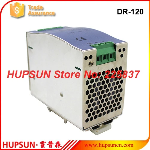 DR 120 fonte 120w 220vAC к DC 12v 10a 24v 5a 48v din рейку Промышленный источник питания светодиодный
