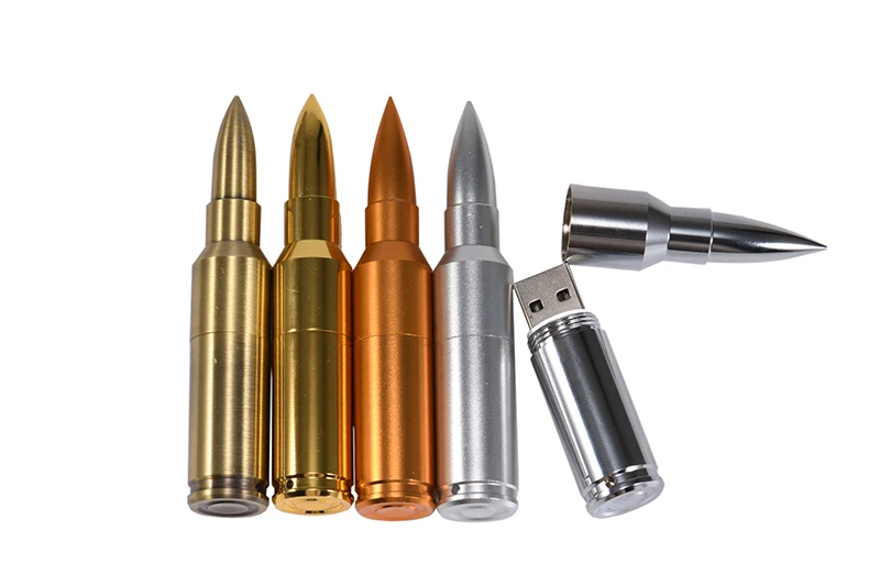 Металлический флеш-накопитель JASTER Bullet USB флеш-накопитель 4G 8G 16GB 32GB 64GB USB 2,0 флеш-накопитель с цепочкой для ключей