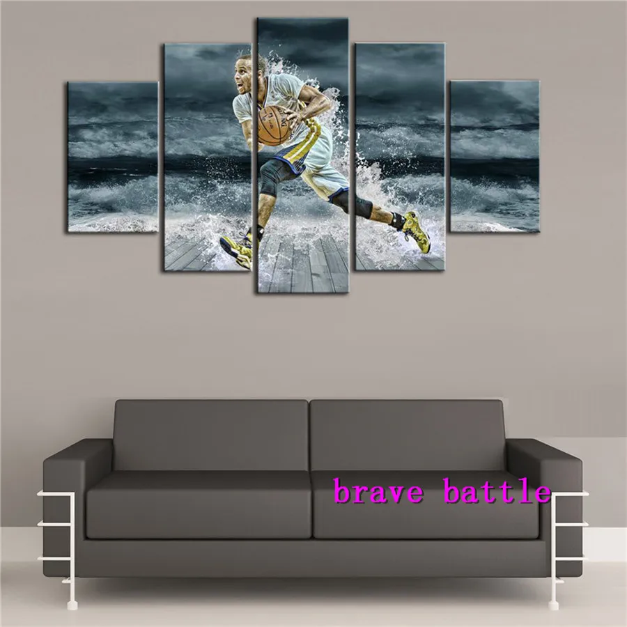 Стивен Карри Холст Картина гостиная домашний декор Современная роспись маслом |