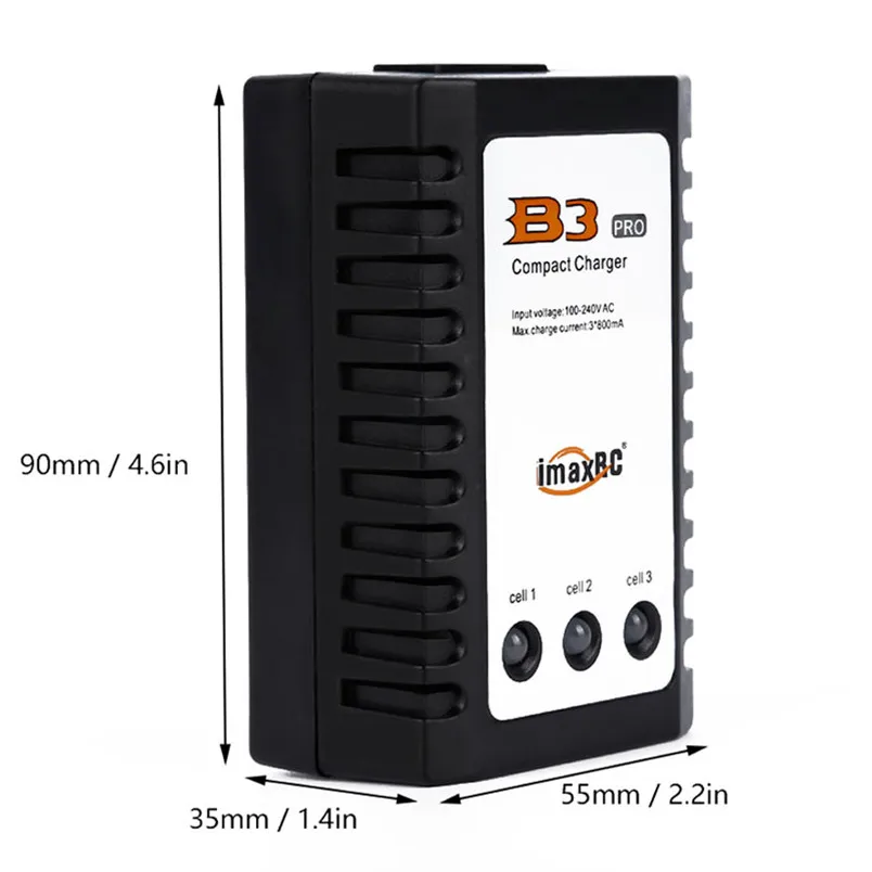 Новое зарядное устройство iMaxRC iMax B3 Pro Compact 2S 3S Lipo с европейской и американской