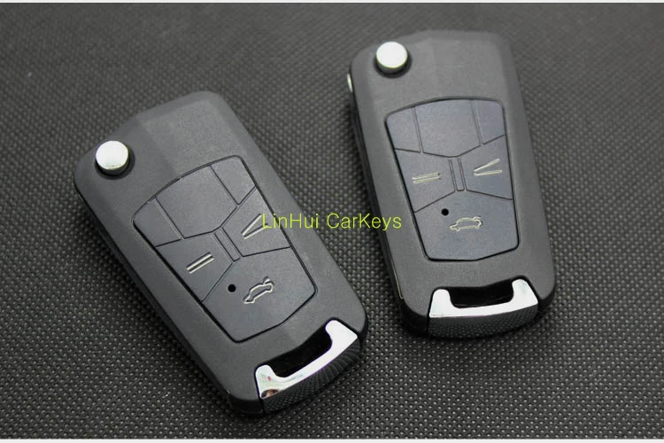 PINECONE для Toyota Camry 3 кнопки Uncut Латунное лезвие модифицированный пульт дистанционного управления пустой ABS ключ оболочки 1 шт