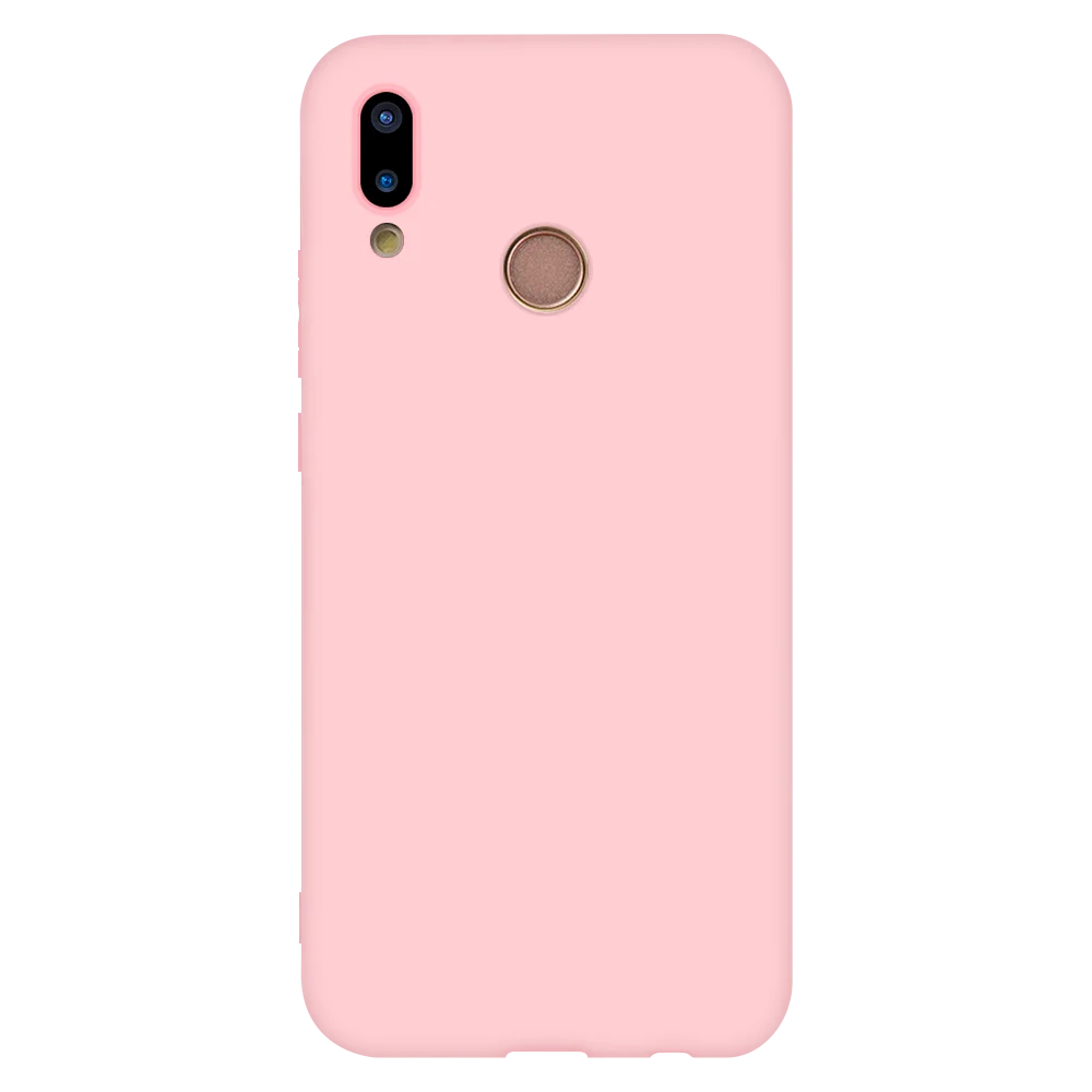 pink Розовый матовый чехол с милым мультяшным котом для huawei P20 Lite P30 mate 10 20 Honor 20i 10i 8X 7A Pro 9 10 20 Lite Y9 P Smart чехол - Цвет: pink