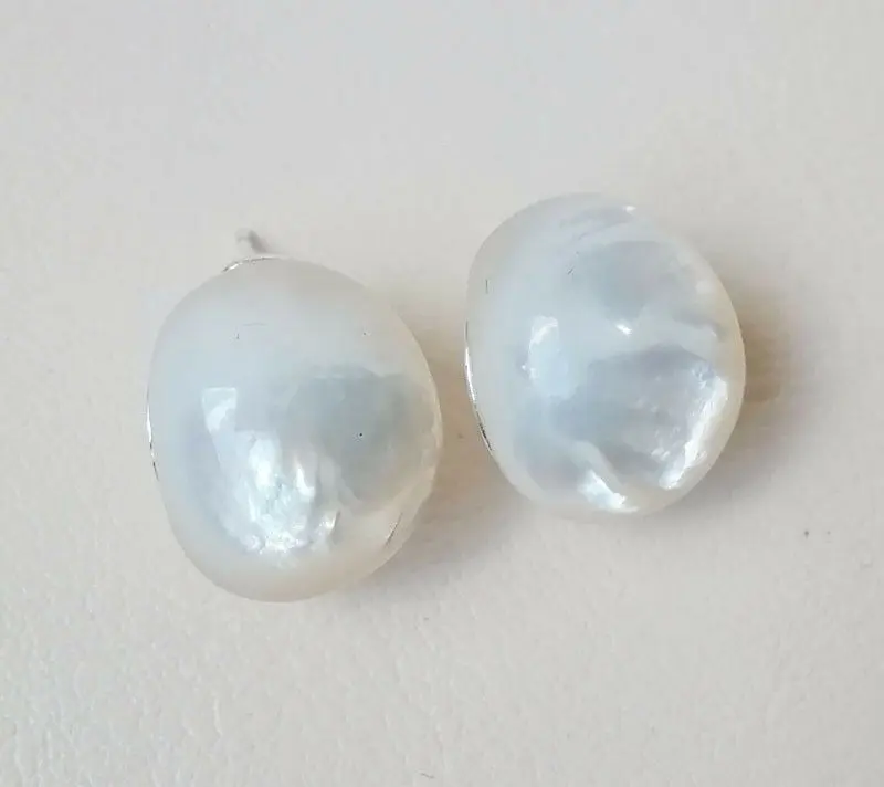 Классические вариации слезы камень серьги гвоздики серебро Омега задняя 16*12 мм |