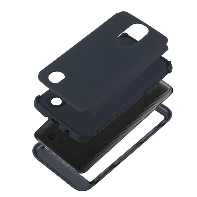 Противоударный жесткий Гибридный армированный защитный чехол для LG Aristo/Phoenix 3/K8