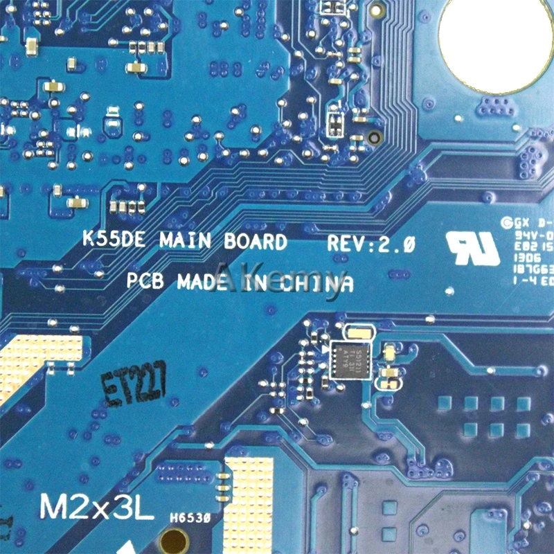 AK K55N материнская плата для ноутбука ASUS K55N K55DE K55DR K55D K55 тестовая оригинальная материнская плата