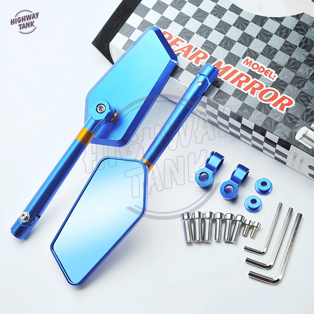 Зеркальный чехол с алмазным алюминиевым Мотором для мотоцикла зеркала заднего