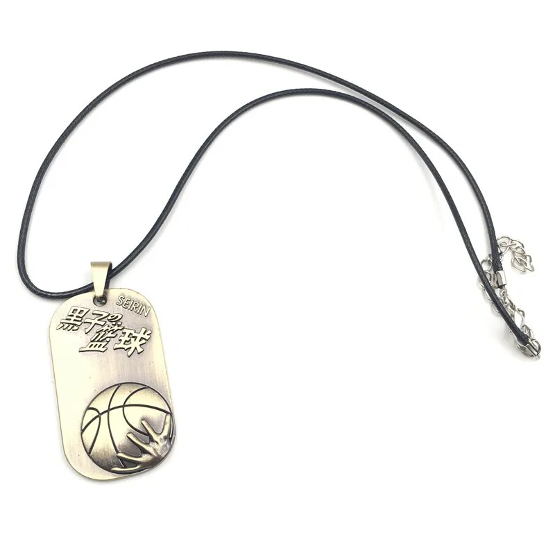 

Hot Japan Animation Jewelry Kuroko No Basuke Necklace Vintage Bronze Pendants For Men Gifts