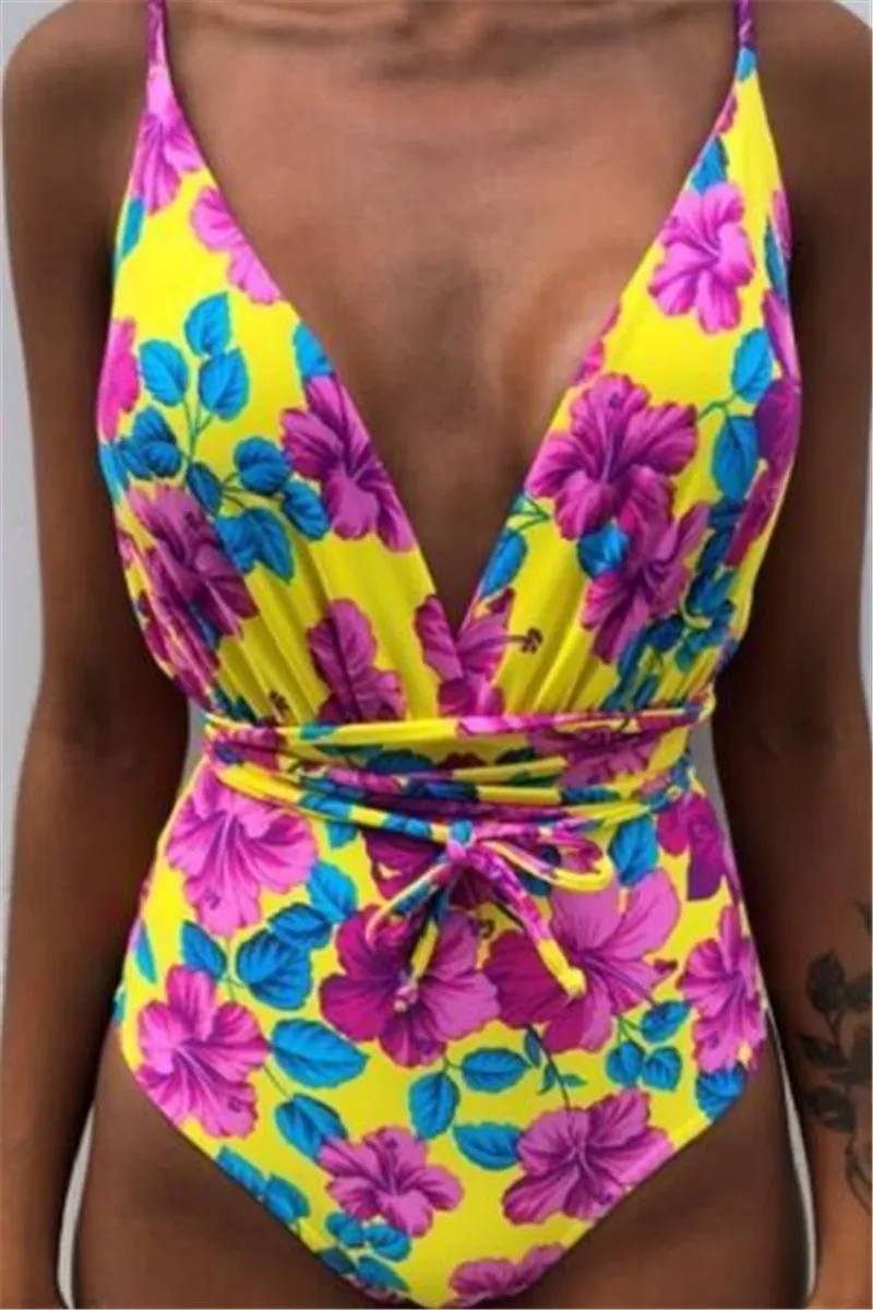 Женский купальный костюм Цельный купальник maillot de bain femme 2019 открытая спина
