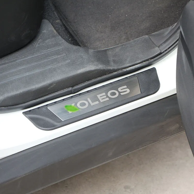 Jameo Автомобильная внешняя Накладка на порог автомобиля наклейка для Renault Koleos Samsung