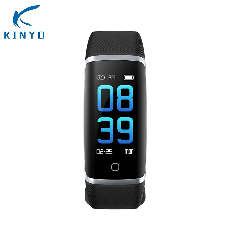 2018 Bluetooth Smart Bracelet IP68 Waterproof Running Sports Watch Heart Rate Fitness Activity Tracker Call SMS Message Reminder |