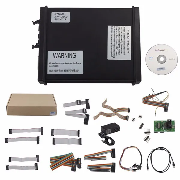Без ограничения Токена KTAG V7.003 Ktag V2.13 FW KTM100 K TAG ECU Инструмент программирования