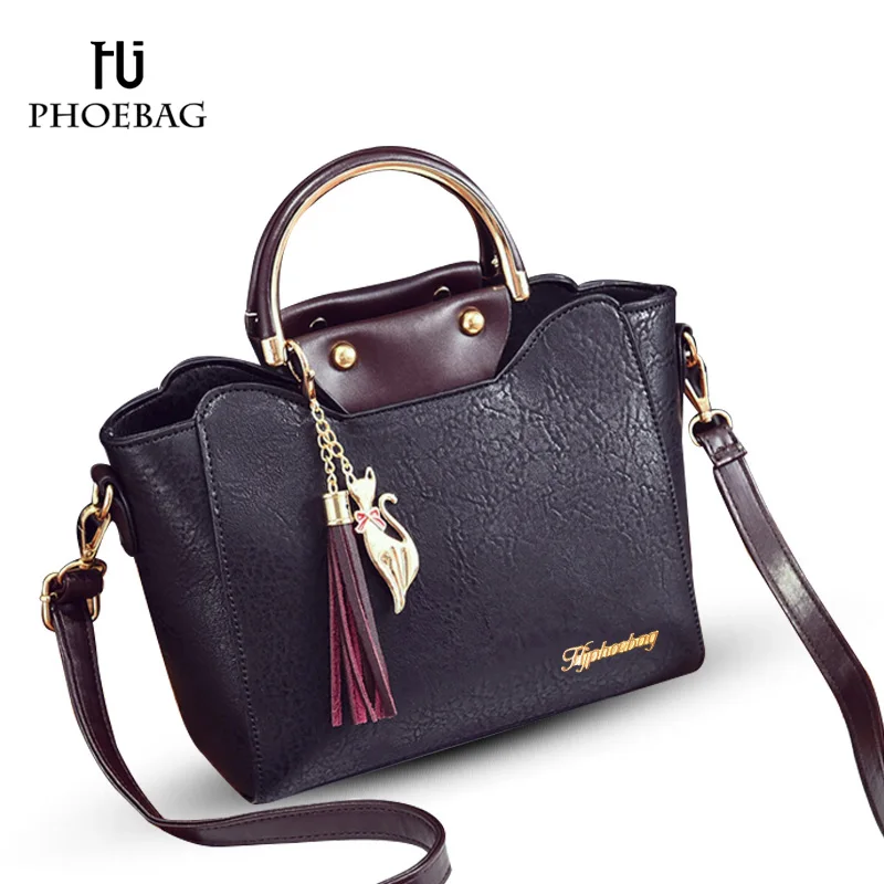 HJPHOEBAG 2017 new bags Fashion women designer luxury zipper handbags Ladies high quality PU leather crossbody bag bolsa XB-K293 | Багаж и