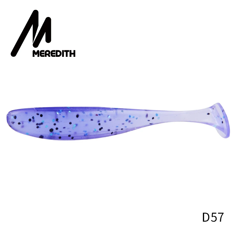 S57 Meredith, 13 см, 11,5 г, 4 шт., рыболовные приманки, наживки, легко Скручивающиеся плавающие приманки, мягкая силиконовая приманка, двойной цвет, искусственный карп, Мягкая приманка - Цвет: S57