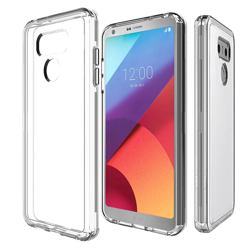 Genuine For LG G6 Case TPU &amp PC Simple Transparent Cover G6Phone Housing Covers | Мобильные телефоны и аксессуары