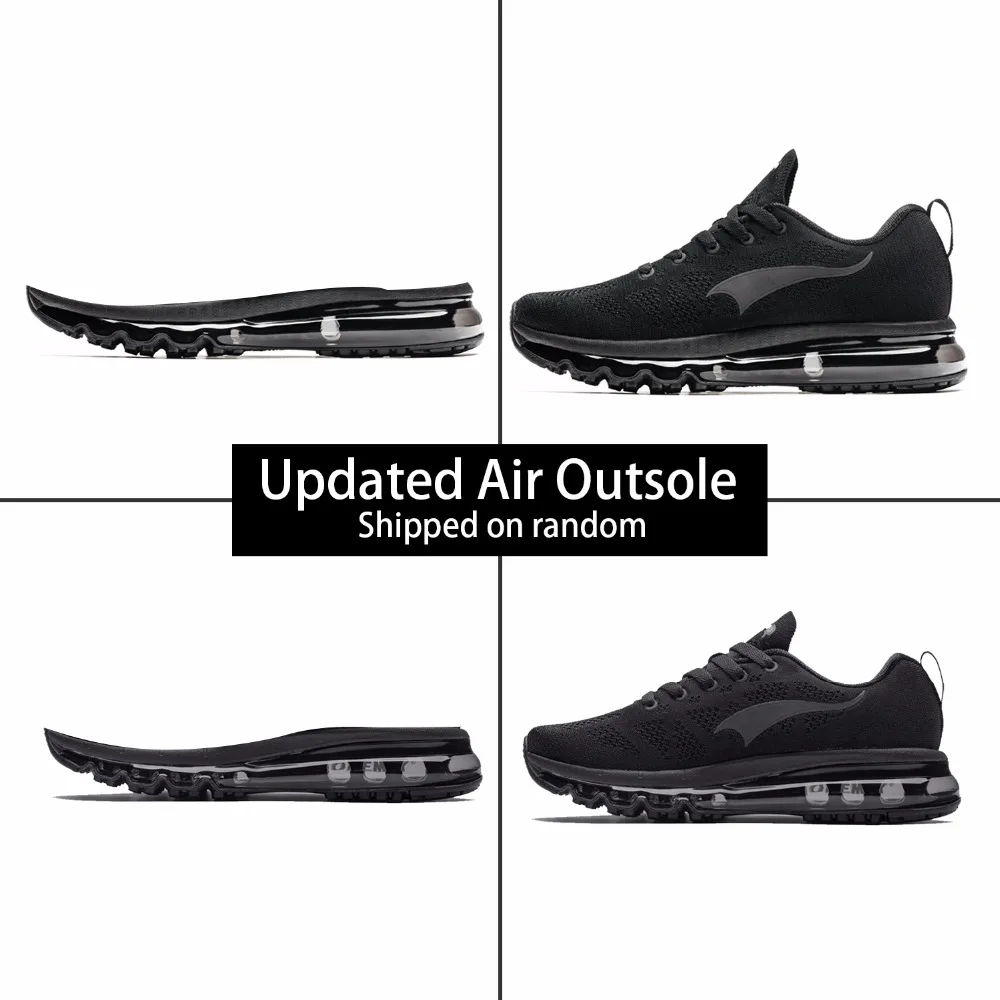 ONEMIX, мужские кроссовки для женщин, красивые, Zapatillas, спортивные кроссовки, черные, спортивные, с воздушной подушкой, уличные, для бега, ходьбы, кроссовки