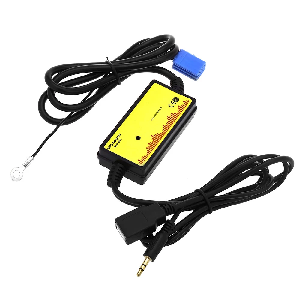 Автомобильный аудио Интерфейс MP3 USB/SD Card Reader адаптер 8 P подключения цифровой CD