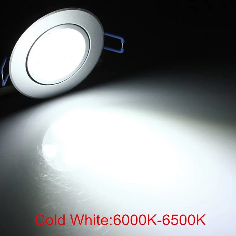 9w 15w 21w LED Ceiling Light Recessed Kitchen Bathroom Lamp LED Down light 3000K/4000K/6000K AC110V 220V + LED Driver images - 6