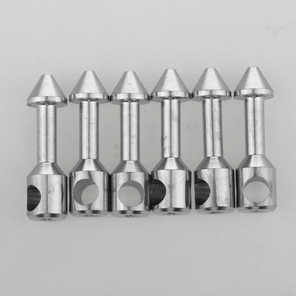 6 шт. рыболовная колючая лента из нержавеющей стали вставки Wishbone разъемы 30 мм