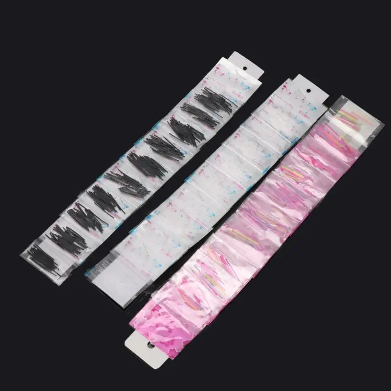 Горячие 250 шт прозрачные пластиковые палочки гипоаллергенные шпильки стержни