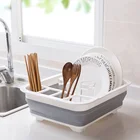 Складная кухонная посуда сливная стойка для столовых приборов коробка для хранения многофункциональная тарелка Чаша Блюдо стойка-сушилка держатель чашки корзина