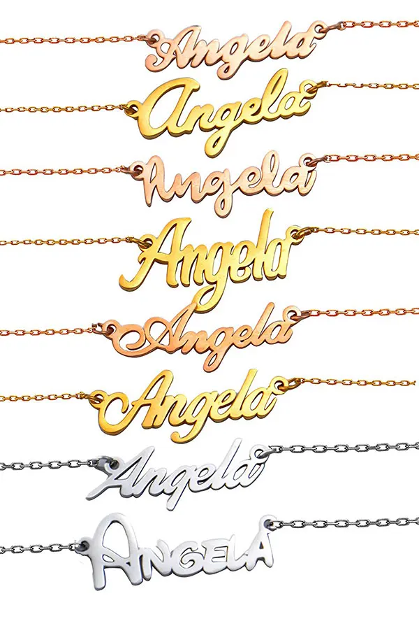 На заказ &quotDanielle&quot Название золотой браслет для женщин Девушка ювелирные