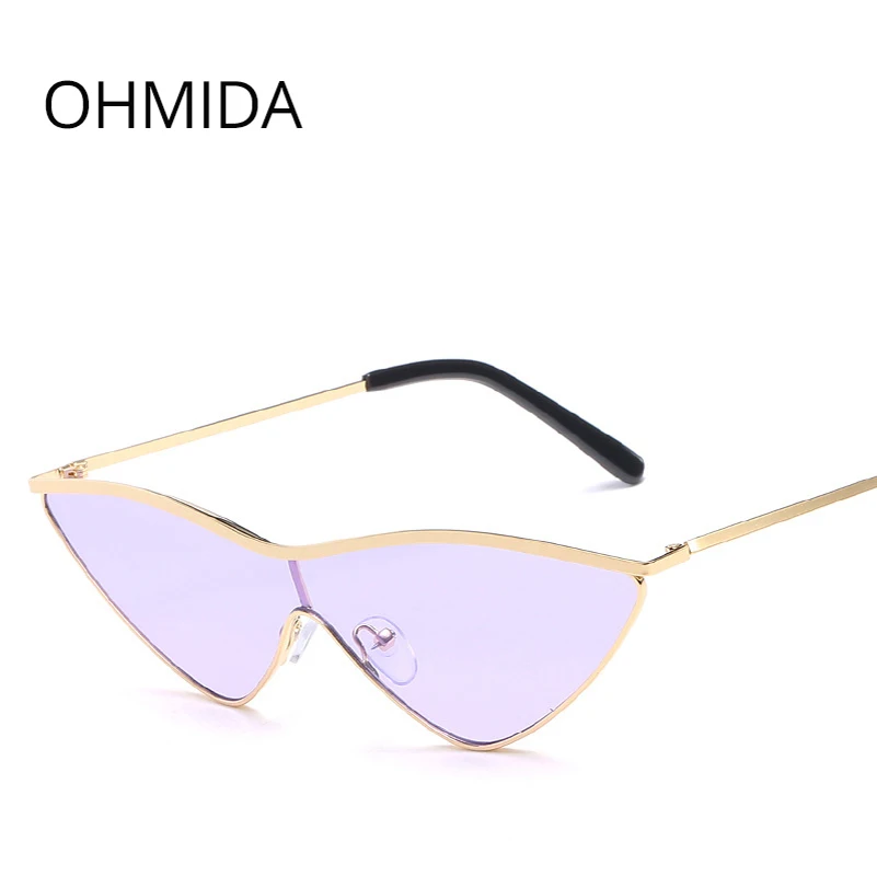 Женские винтажные солнцезащитные очки OHMIDA розовые брендовые дизайнерские