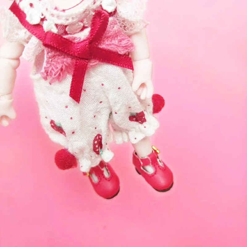 OB11 обувь Wild T-shoes для 1/12 BJD кукольная Обувь Аксессуары кукол 5 цветов длина 2 см мини