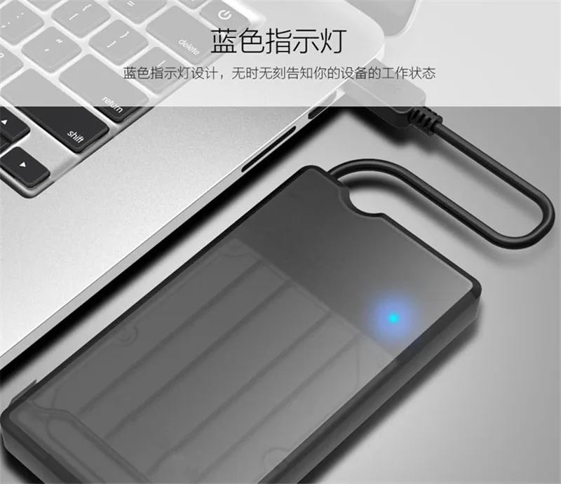 Пластиковые 2 5 дюймов USB 3 0 SATA HDD корпус внешнего корпуса коробки мобильного SSD с