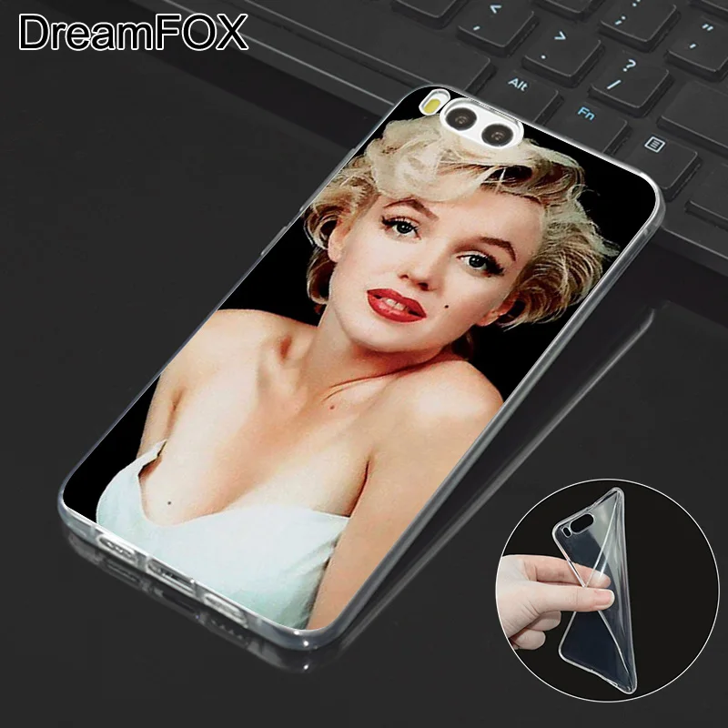 DREAMFOX L368 модные Мэрилин Монро силиконовый чехол-накладка из мягкого ТПУ чехол