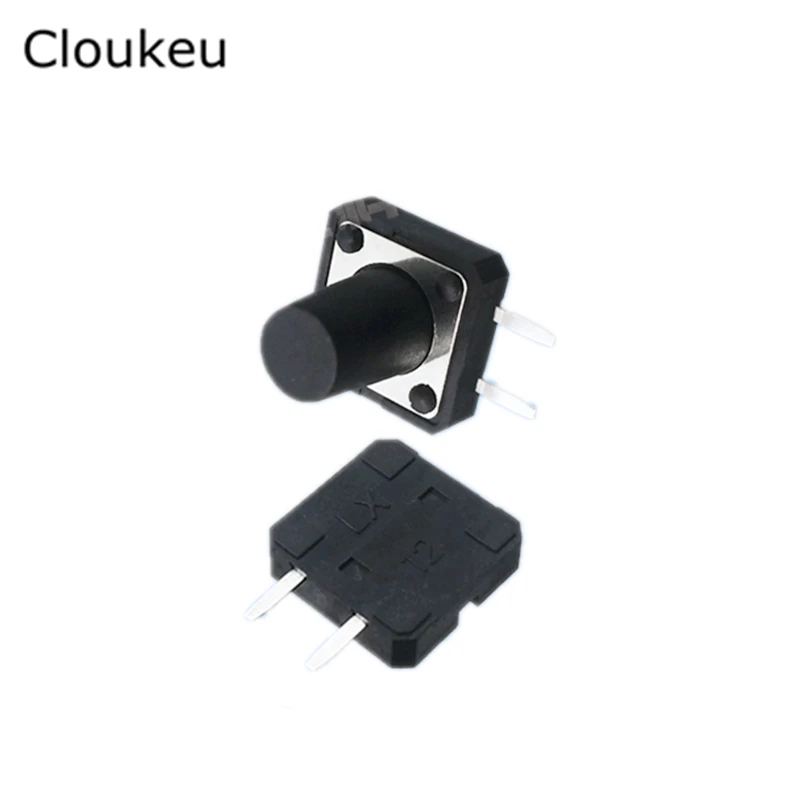 

10 шт. 12*12*13 мм Side-2Pin сенсорный микропереключатель 12x12x13 кнопочный переключатель