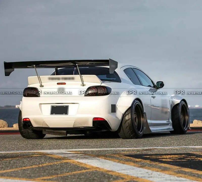FRP крыло губы для Mzada RX8 SE3P RB стиль Стекловолокно Задний GT Спойлер обвес тюнинг отделка для RX8 SE3P гоночная часть