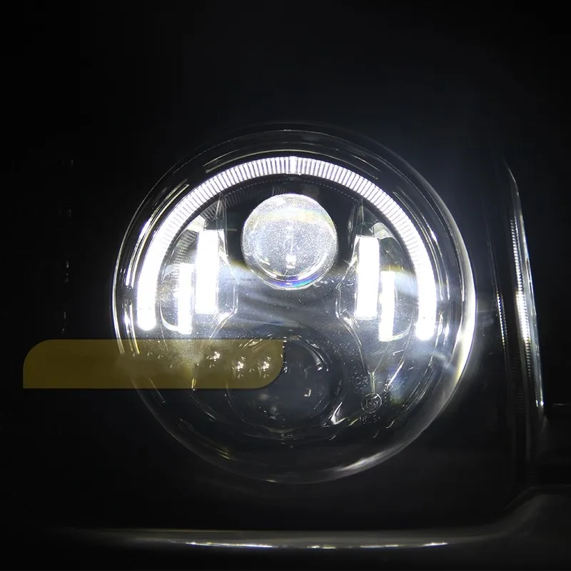 Автомобильный Стайлинг светодиодные фары для Suzuki Jimny JB43 внедорожные низкие/высокие автомобильные огни ангельские глазки сигнальные огни с объективом