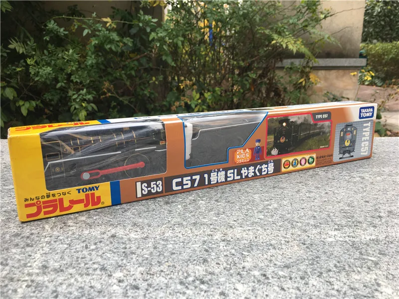 Takara Tomy Plarail S 53 локомотив C57 1 SL Yamaguchi Электрический моторизованный игрушечный