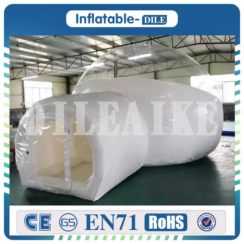 Гигантская надувная купольная палатка для кемпинга прозрачная на продажу | Спорт