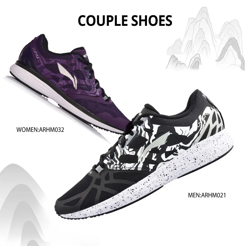 Li Ning/женские кроссовки для бега на подушке со звездами текстильные дышащие