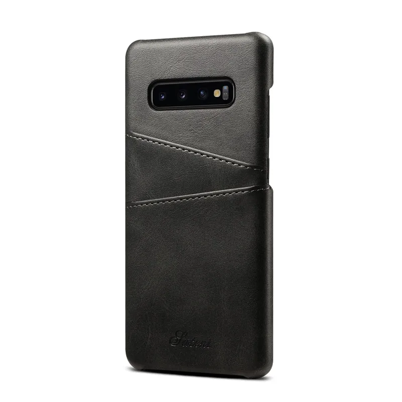 Кожаный чехол для Samsung Galaxy S10 Plus S10E кожаный с держателем карт кошелек Note 8 9 10
