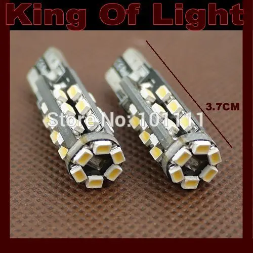 2x canbus Car led 194 W5W 30smd T10 30 светодиодов smd 3020 obc без ошибок Светодиодная лампа