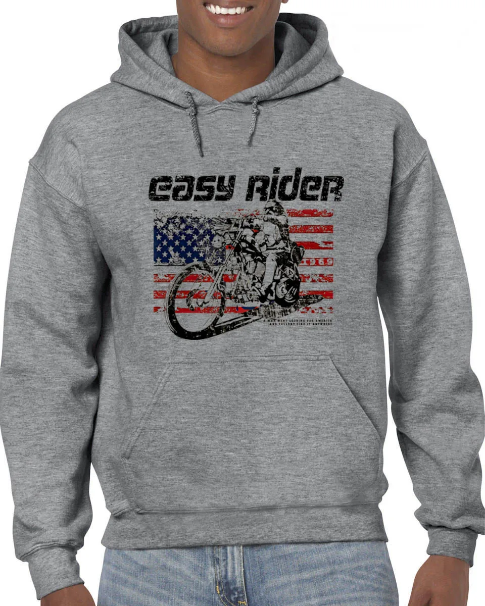 Забавная повседневная одежда Easy Rider классический Байкерский фильм винтажные