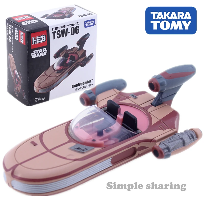 

Tomica Star Wars TSW-06 Landspeeder Speeder Disney Cars Takara Tomy Diecast Metal Model Vehicle Toys Collection