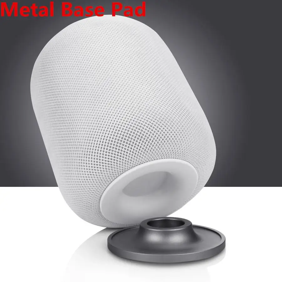 

Kuulee Stainless Steel Stand for Apple HomePod Smart Speaker Anti-Slip Metal Base Pad Holder