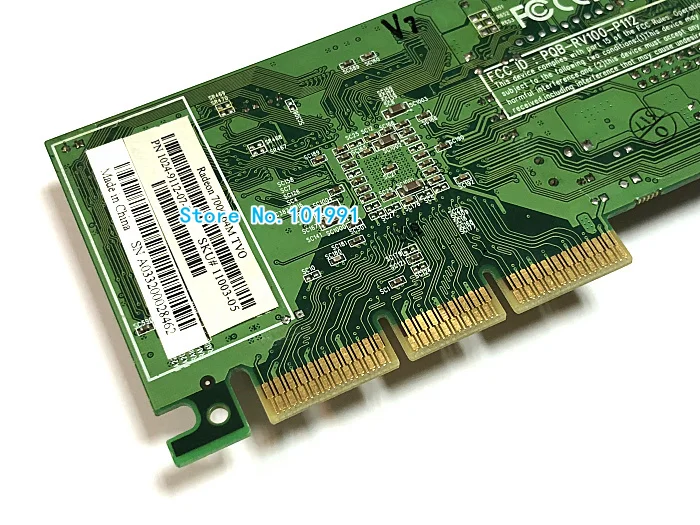 Совершенно новая графическая карта ATI Radeon 7000 64M SDRAM VGA TVO AV AGP Видеокарта + высокое