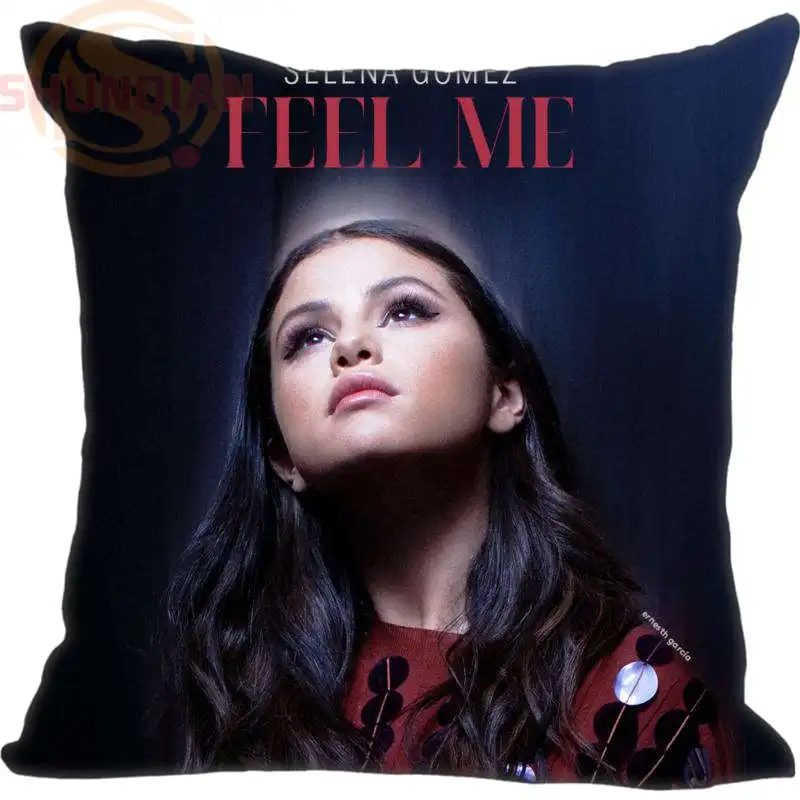 Чехол для подушки Selena Gomez модель 153 размеры 20x20 35x35 см с одной стороны | Дом и сад