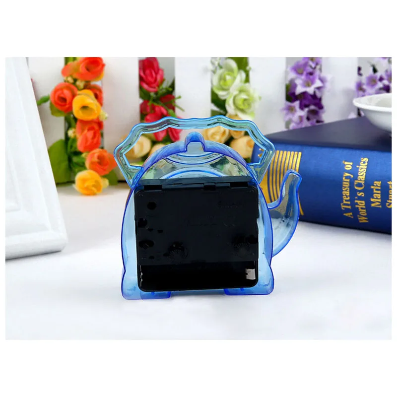 Будильник электронные настольные часы имитация кристалла чайник образный