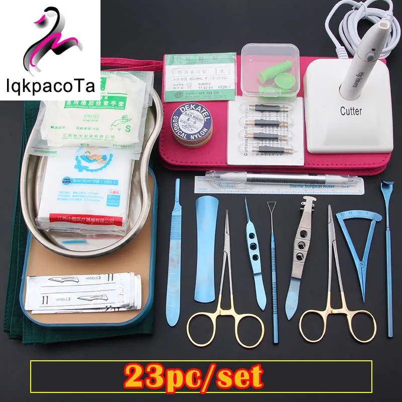 Double eyelid instrument kit Beauty plastic double eyelid embedding device surgical tool set