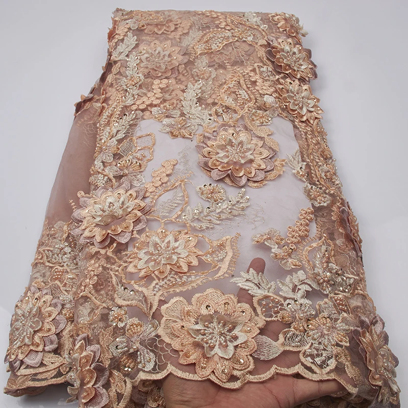 Tissu Mariage африканская зеленая, нигерийская кружевная ткань ручной работы высокое качество кружева, роскошная кружевная ткань для свадебного платья MR2599B