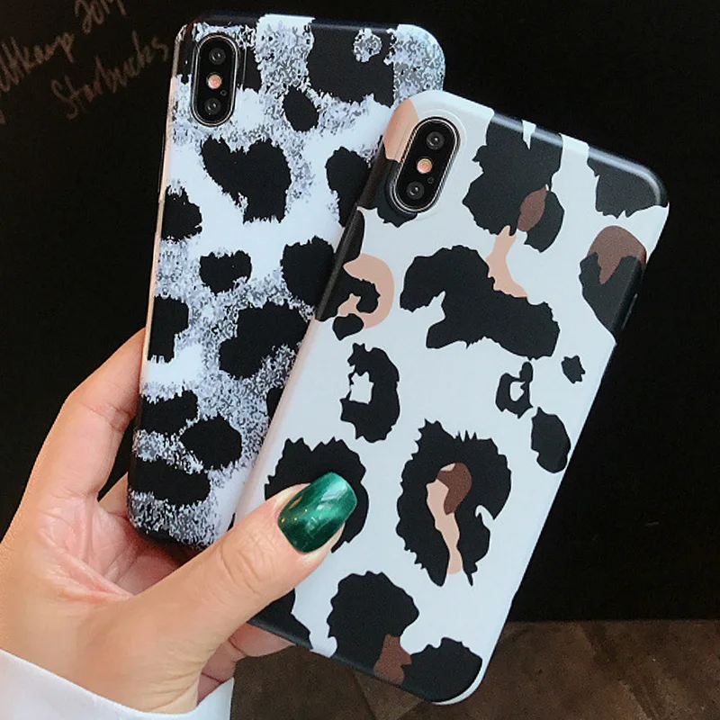 Leopard Soft Phone Case For iPhone 6 S Plus 7 7Plus Fundas Cover 8 X XS XR Max 6S Cases Coque Capinha |