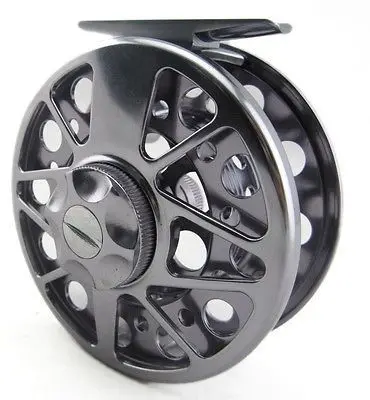 Aventik 7/8 Standard Arbor CNC Aluminum Fly Fishing Reel fly reel Gunsmoke with Neoprene Reel Bag