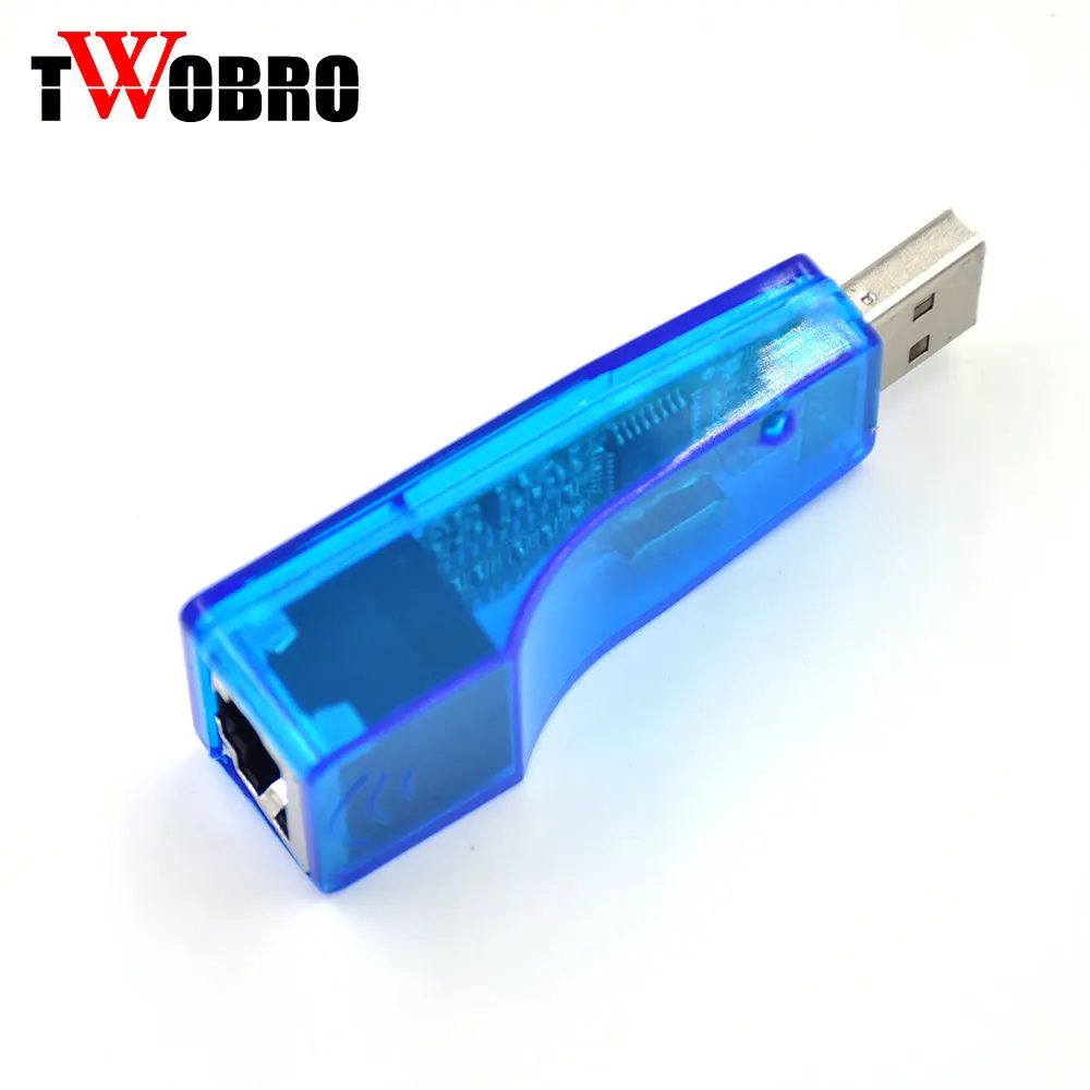 Синяя сетевая карта Ethernet USB к RJ45 10/100 Мбит/с адаптер LAN сетевой Lan для ПК ноутбука Win7