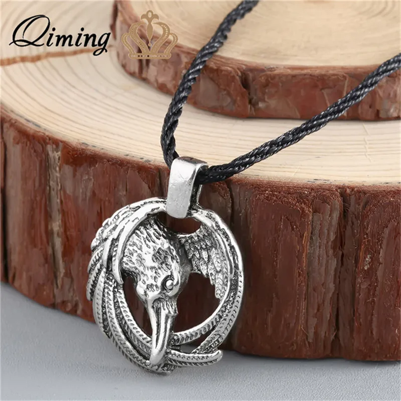 as picture Viking кулон Valknut мужское ожерелье круглый языческий религиозный человек славянский Серебряный Женский стимпанк Ювелирное колье в тибетском стиле амулет - Окраска металла: as picture