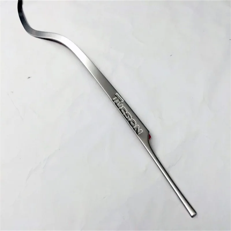 

ABAIWAI Interiors Accessory For Hyundai Tucson Inner Center Panel Stickers Stainless Steel Frame Trim Car Modification 2015 2016